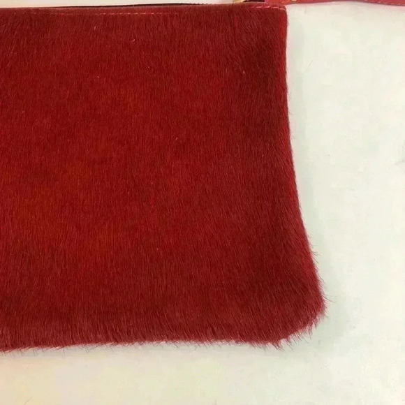 Camino Brands Red leather clutch bag - Picture 3 of 8